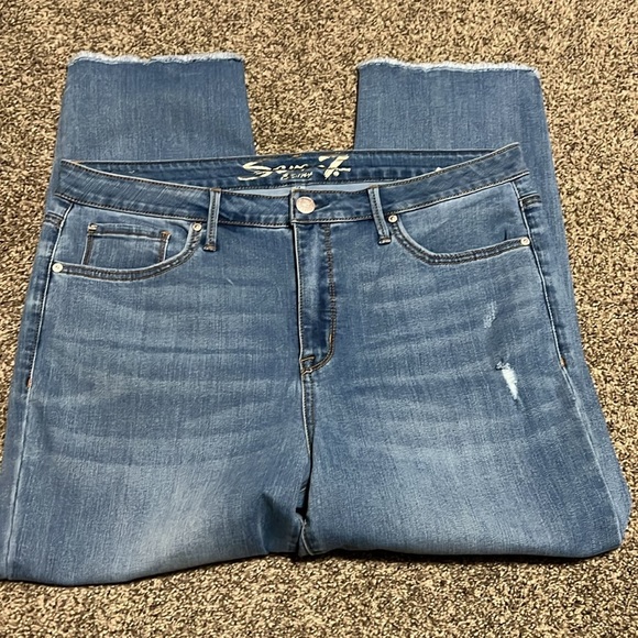 Seven7 Tower Straight Crop Jeans - Picture 3 of 5